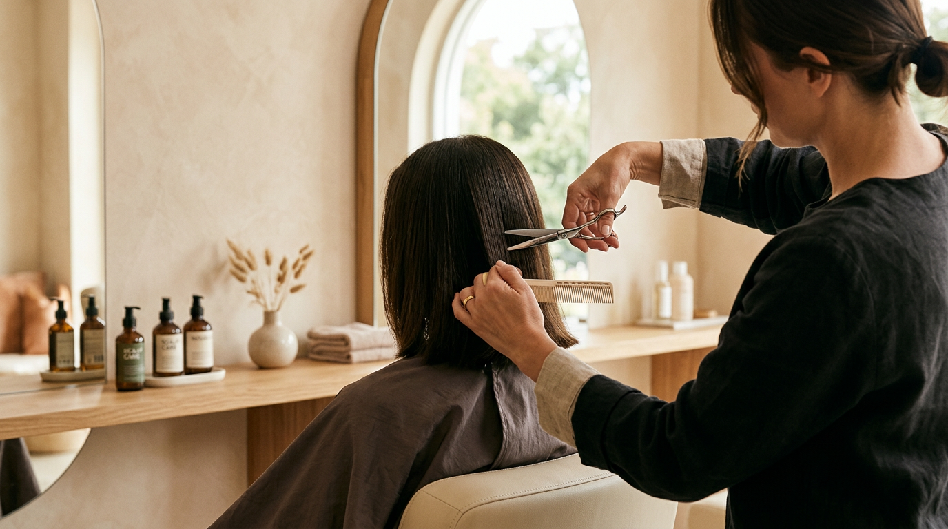 Professional haircut